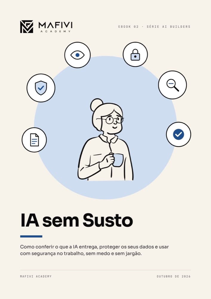 Capa do ebook IA sem Susto